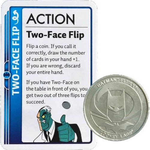 Two-Face Flip + Batman Coin for Batman Fluxx